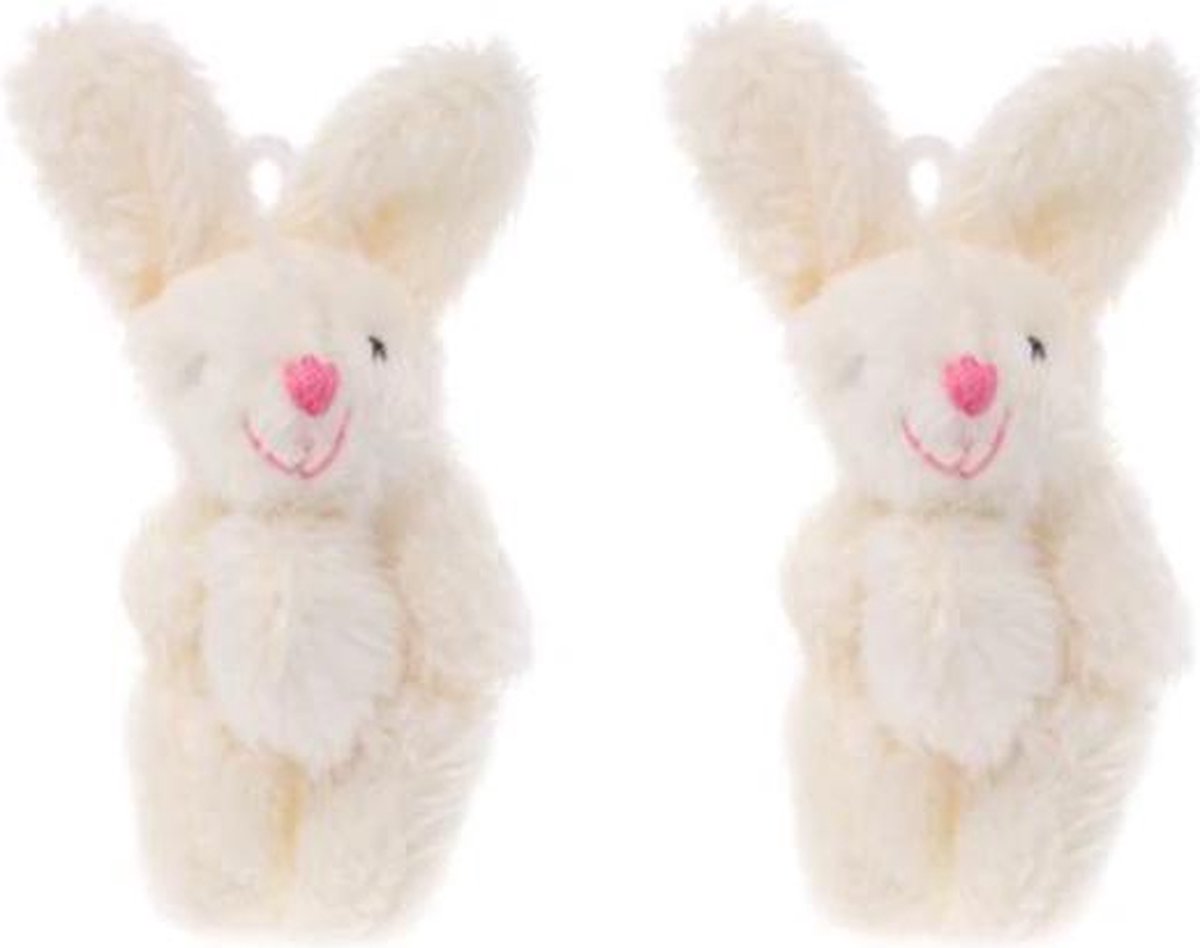 EPIN | Mini Bunnys  | Mini Knuffel | Konijn | Ophang Oogje | 2 Stuks